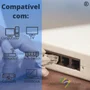 Cabo De Rede Plus Cable Pc-cbeth10001 Patch Cord Cat5e Azul 10 Metros