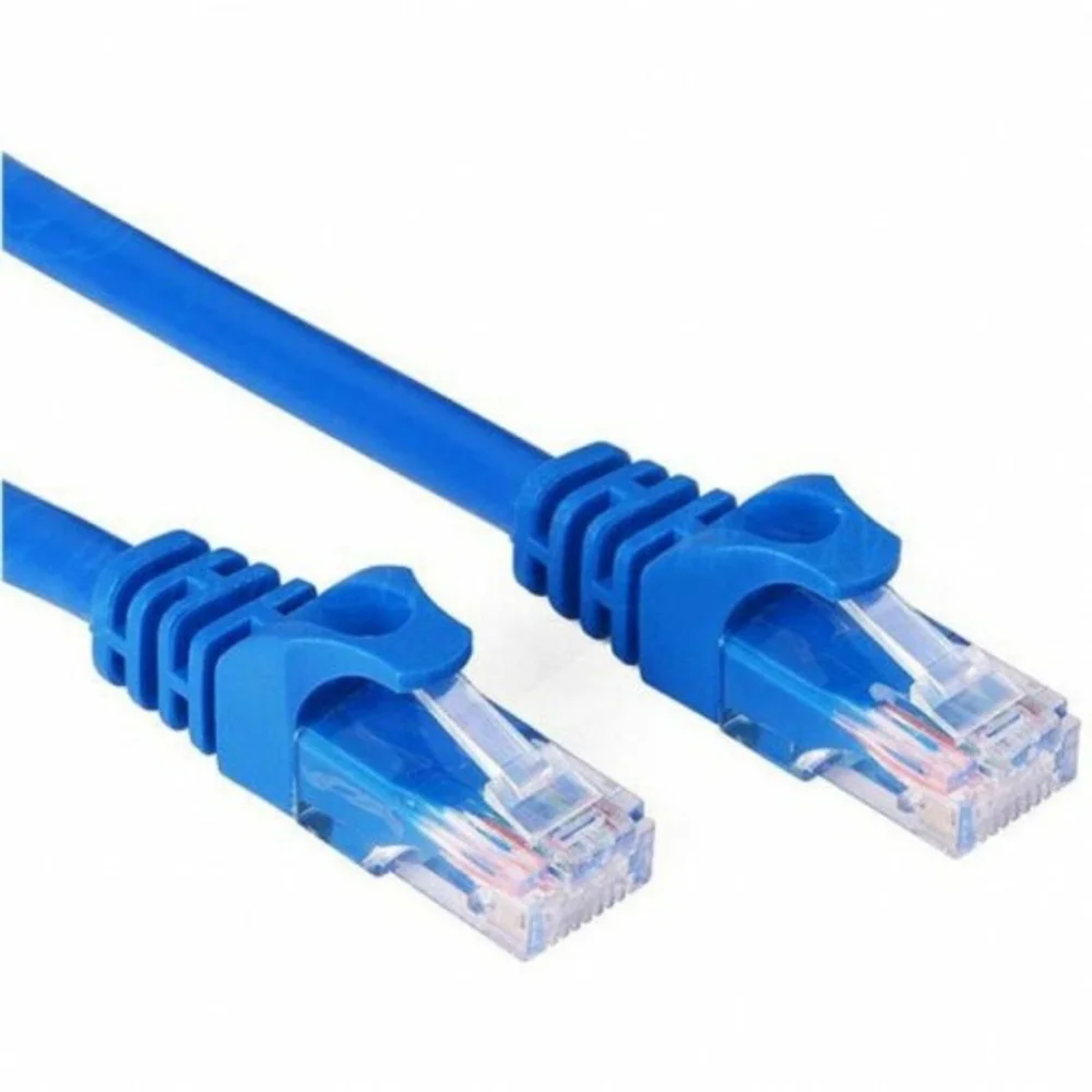 Cabo De Rede Plus Cable Pc-cbeth10001 Patch Cord Cat5e Azul 10 Metros