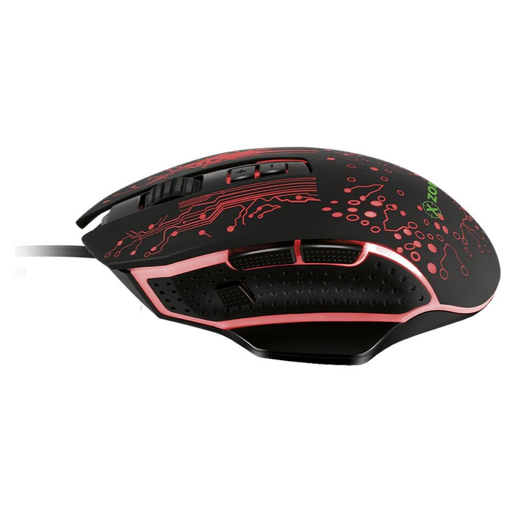 Mouse Gamer Com Fio Xzone Gmf03 RGB KaBuM