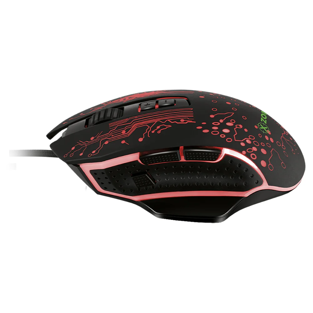 Imagem 4 de 5 do produto Mouse Gamer Com Fio Xzone Gmf-03, RGB, 3200 Dpi, 8 Botões, Preto
