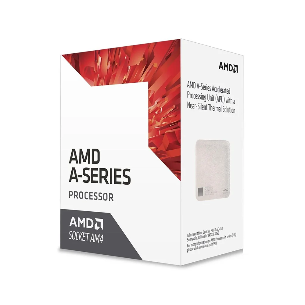 Imagem 3 de 3 do produto Processador AMD A10 9700 Bristol Ridge, 3.5GHz (3.8GHz Max Turbo), Cache 2MB, AM4, DDR4 - AD9700AGABBOX