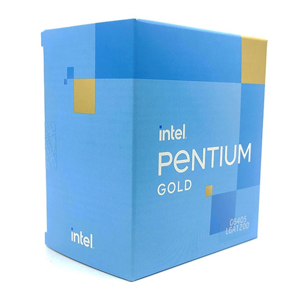 Processador Intel Pentium Gold G6405, 10ª Geração, 4.10GHz, Dual Core, 4 Threads, LGA 1200 - BX80701G6405