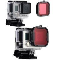 Filtro De Mergulho Vermelho Para Gopro 3+ E 4