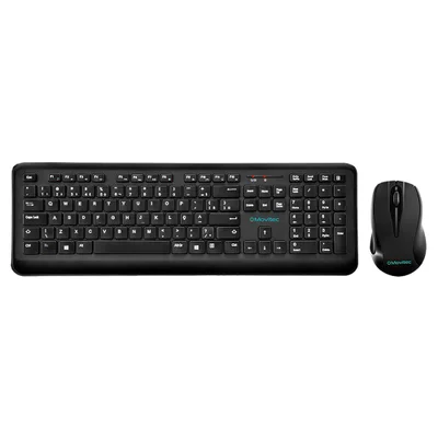 Teclado e Mouse Sem Fio, Movitech, Office, Abt2, Otcw-01.