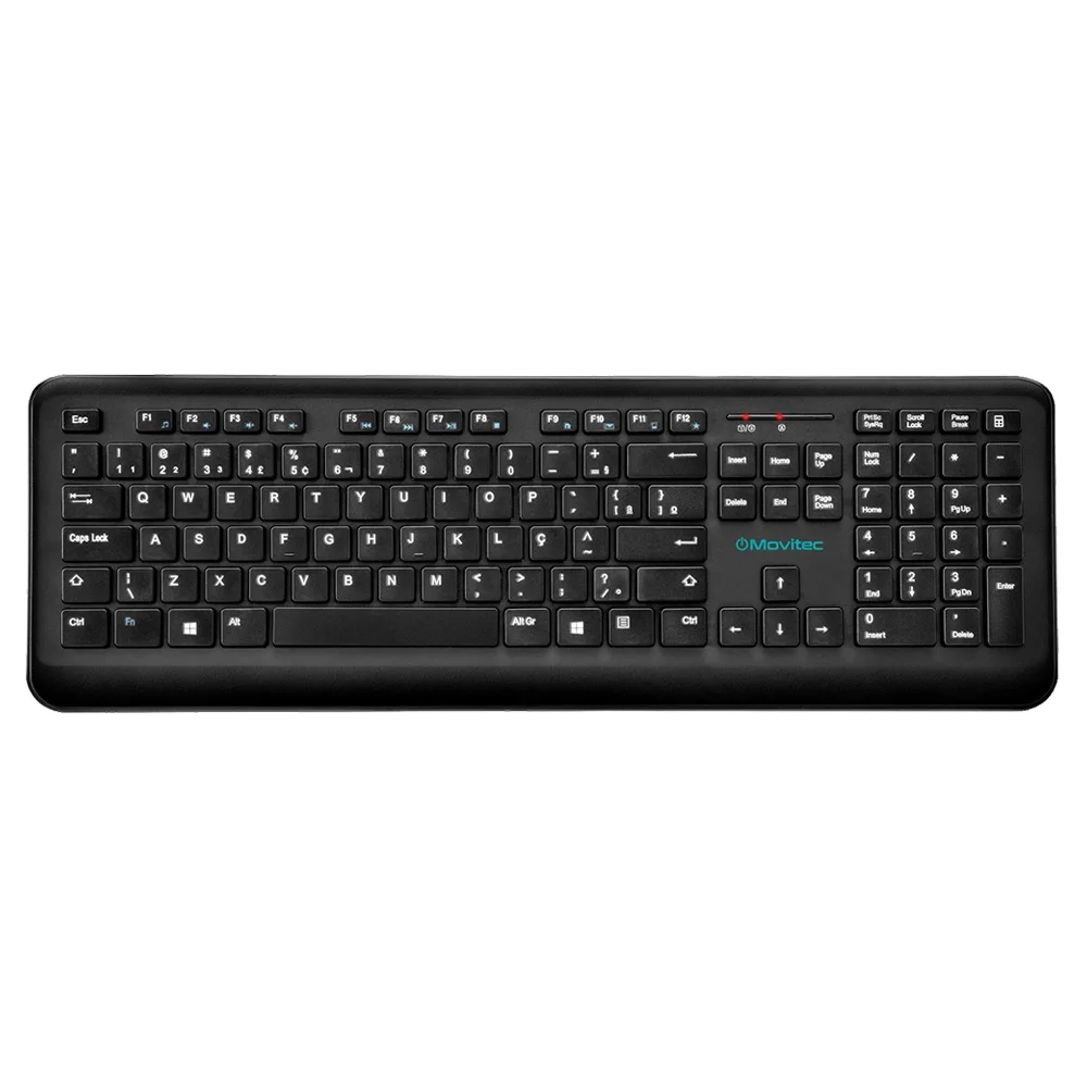 Imagem 2 de 5 do produto Teclado e Mouse Sem Fio, Movitech, Office, Abt2, Otcw-01.