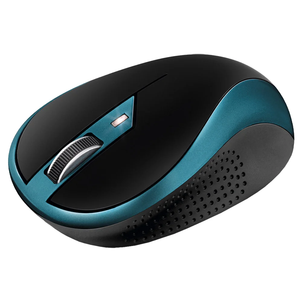 Imagem 3 de 5 do produto Mouse Sem Fio. Movitec Office Preto/azul Omw-02.