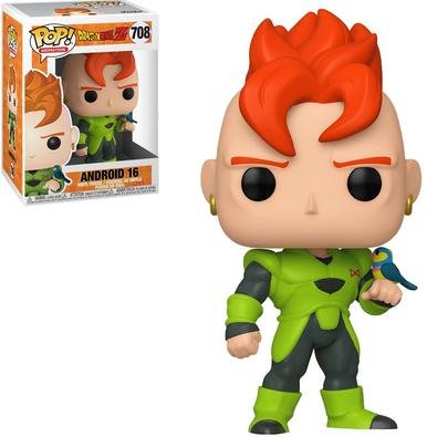 Comemore Dragon Ball Z, a série de anime japonesa altamente popular com Pop! Androide 16 é um androide incompleto desenhado pelo Dr. Gero a ser criado
