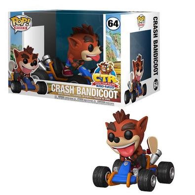 Boneco Funko Pop Crash Bandicoot Crash Bandicoot Nitro Racing 64