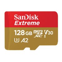 Cartão MicroSD Sandisk , 128GB, Extreme, C10, U3 V30, 160mb/s