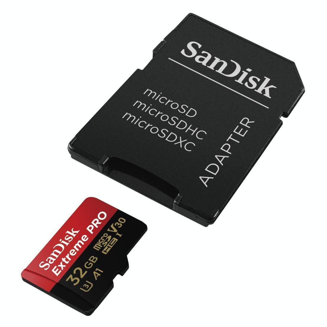 Cartão Memória SanDisk MicroSDHC  UHS-I 32GB Classe 10 com Adaptador Extreme Pro U3 4k