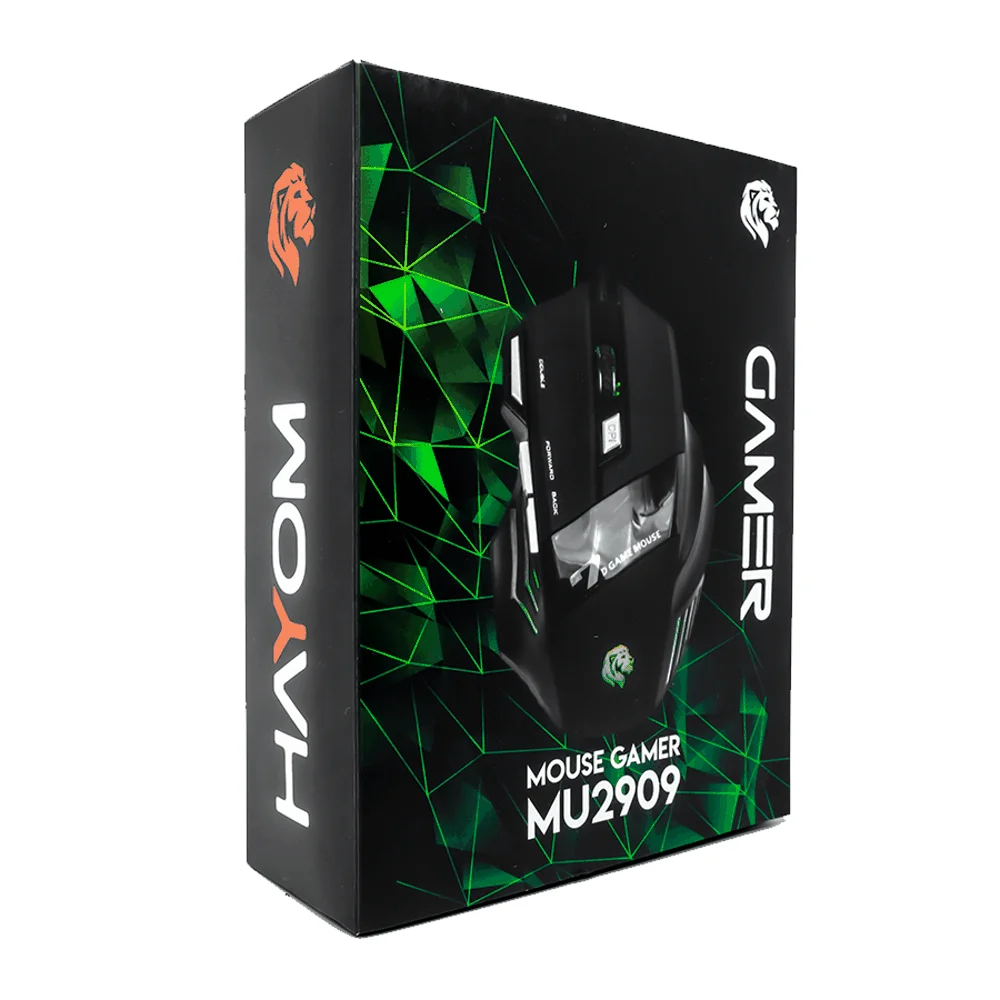 Imagem 2 de 5 do produto Mouse Hayom Mu2909 7 Botoes Optico Usb