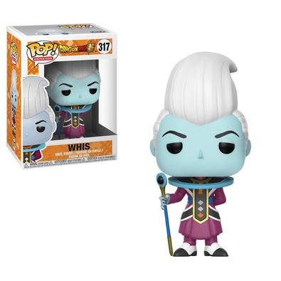 Dragon Ball Super chegou ao Pop! Esta série apresenta Whis, completo com seu cetro, Zamasu mostrado com seu moicano branco e os bem educados Future Tr