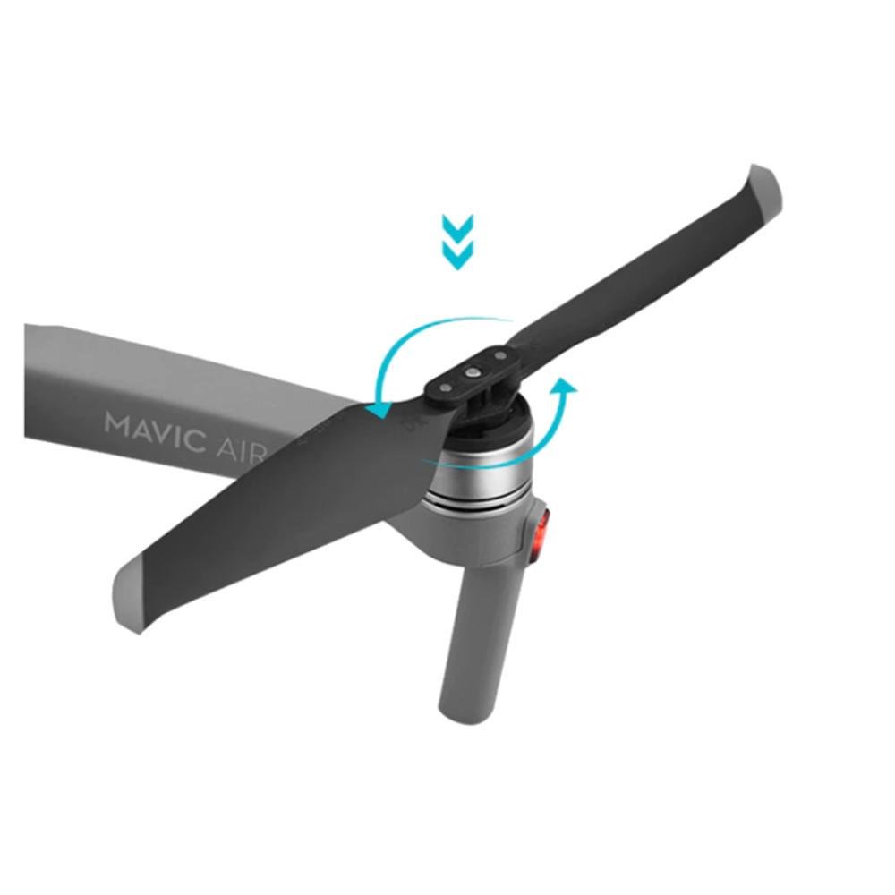 2 Pares De Hélices Para Drone Dji Mavic Air 2 E Air 2s - Cinza 2 Pares De Hélices Para Drone Dji Mavic Air 2 E Air 2s - Cinza