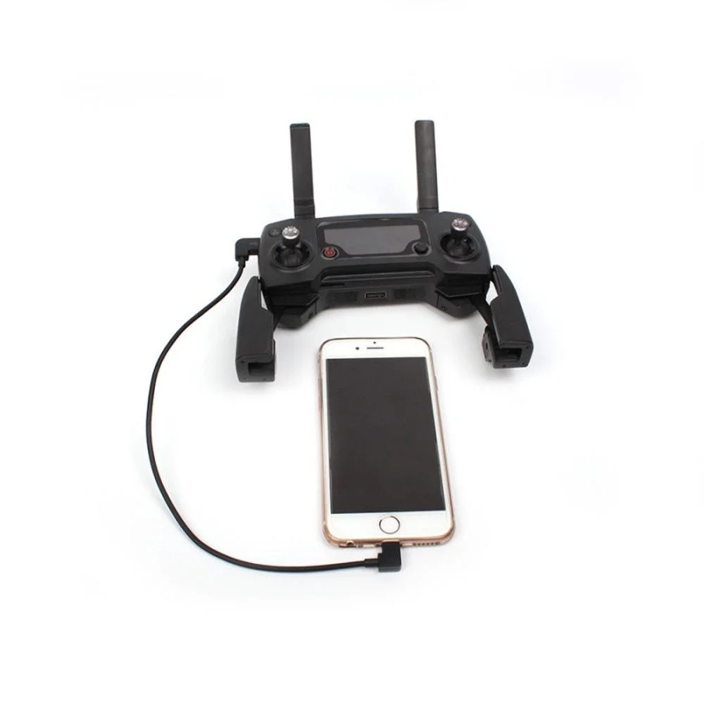 Cabo Otg De Iphone / Ipads P/ Controle Drone Mavic Pro, Air, Mavic 2, Spark, Mini Se