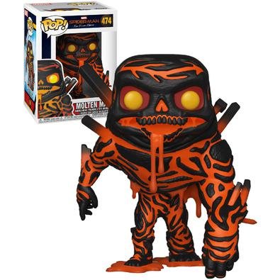 Boneco Funko Pop Marvel Spider-man Molten Man 474