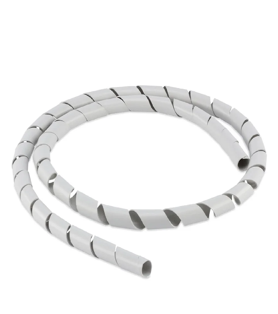 Imagem 2 de 2 do produto Organizador De Cabos Espiral 20mm 1,5m Branco / Un / Force Line 47445