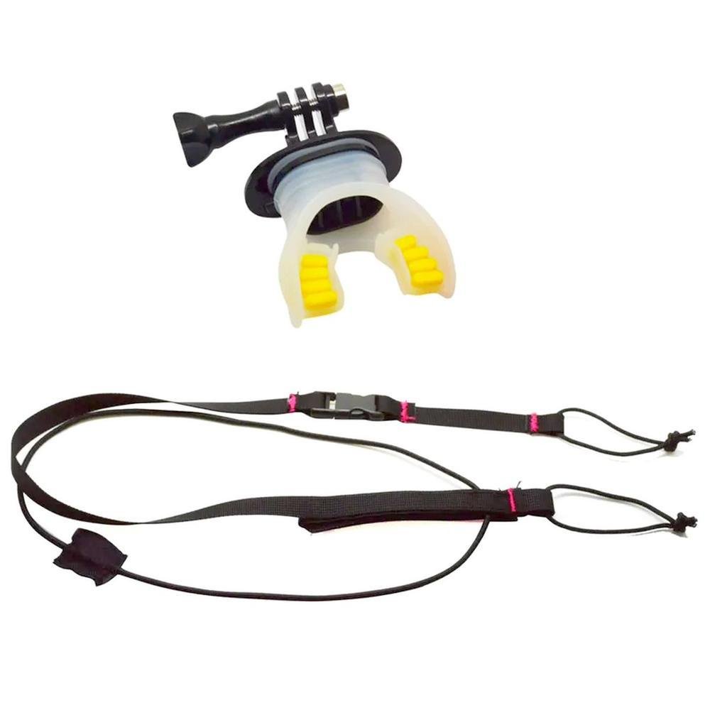 Suporte Mergulho Boca Goprobite Para Câmeras Gopro E Similares
