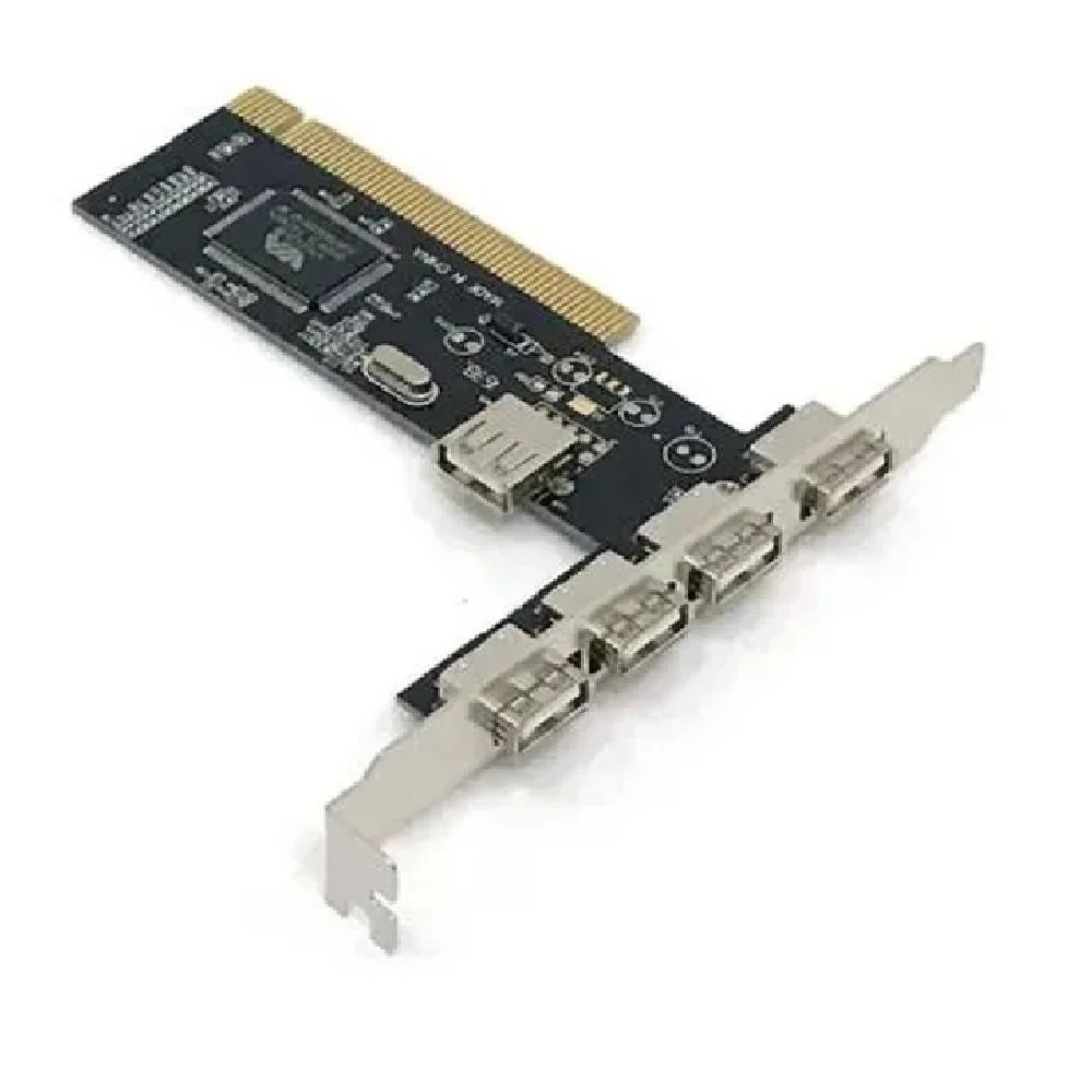 Placa Pci Com 5 Portas Usb 2.0 480 Mbps Dp-52
