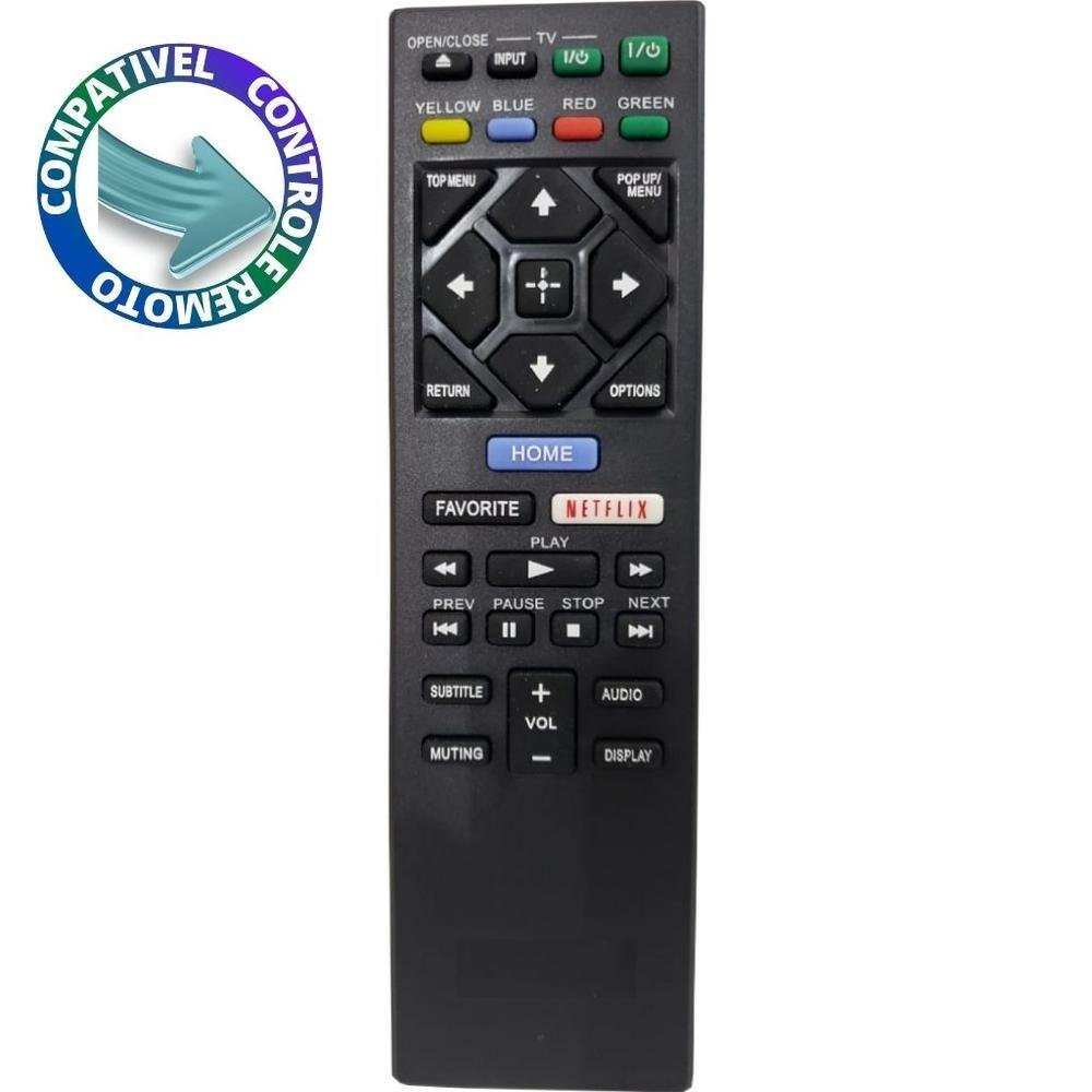Imagem 2 de 2 do produto Controle Compatível Dvd Blu-ray Sony Rmt-vb100u  Bdpbx350 Sky-8071