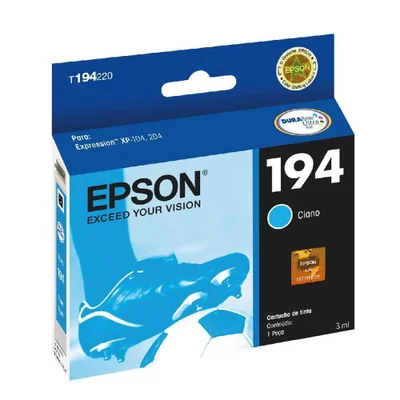 Cartucho De Tinta T194220-br, Ciano, 3 Ml - Epson