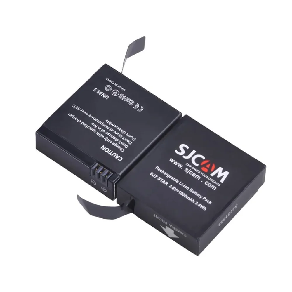 Batterie Vhbw Pour Sjcam SJ7 Star – 910mAh, Li-ion, 3,8V, Neuve