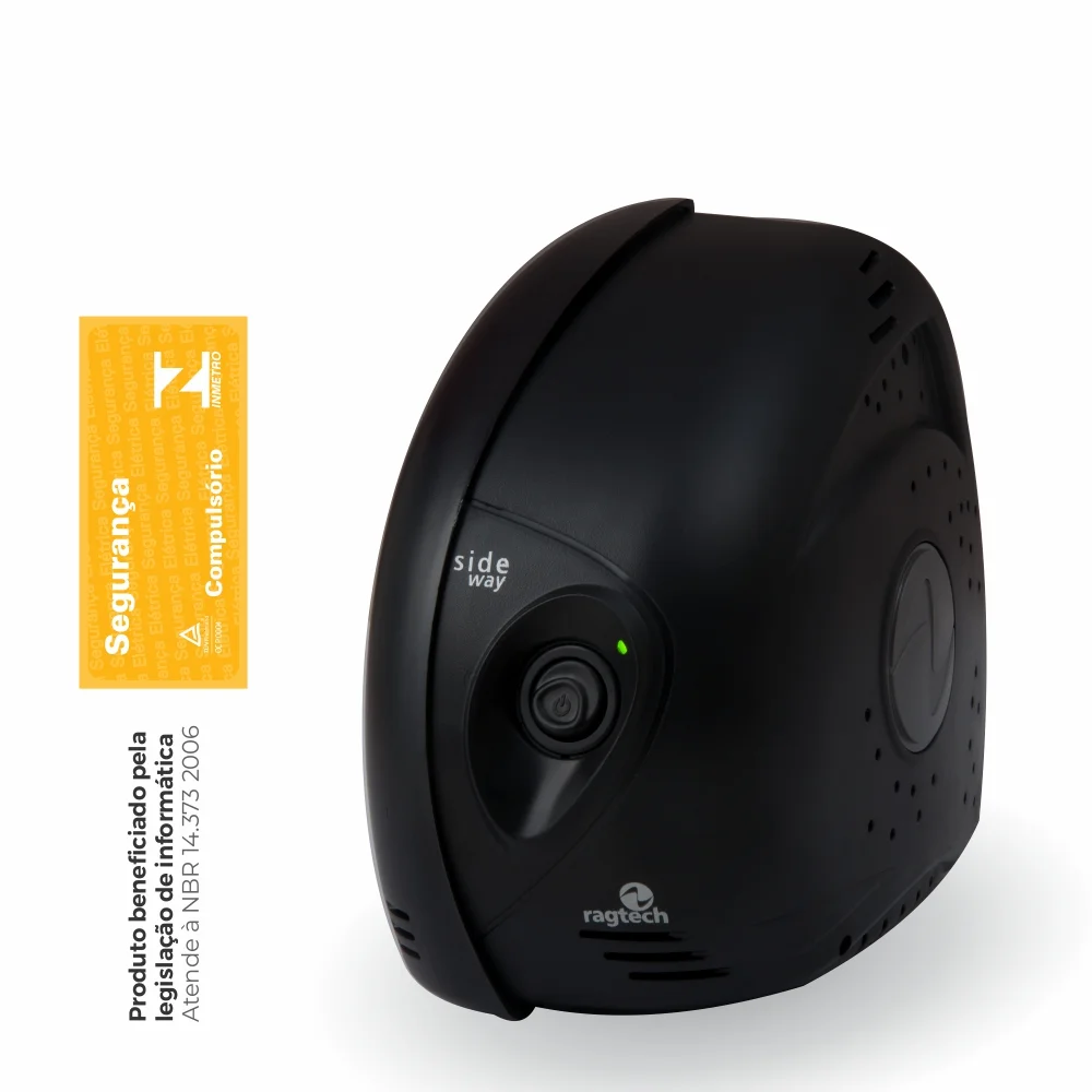 Imagem 2 de 5 do produto Estabilizador Ragtech Side Way 300va E. Bivolt / S.115v 4 Tomadas