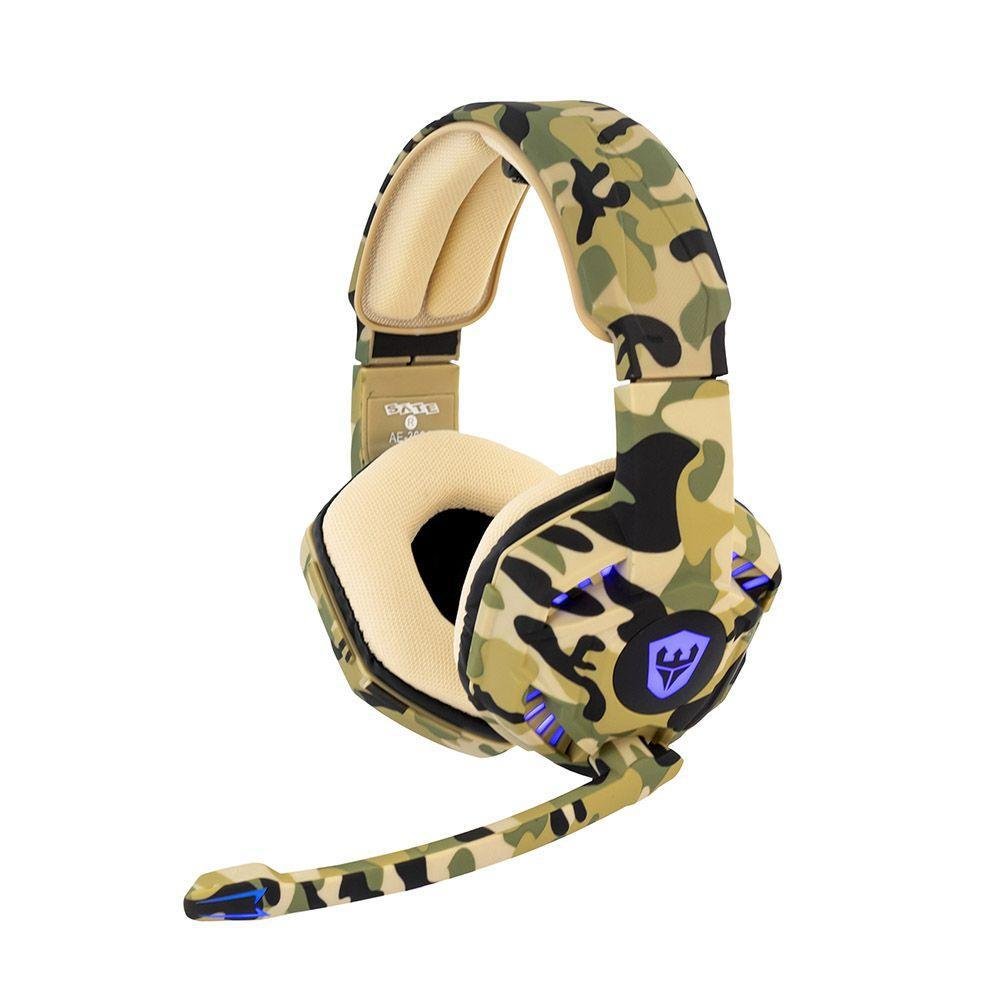 Headset Gamer Straton USB 2,0 Stereo LED Army Warrior - PH305 - warrior