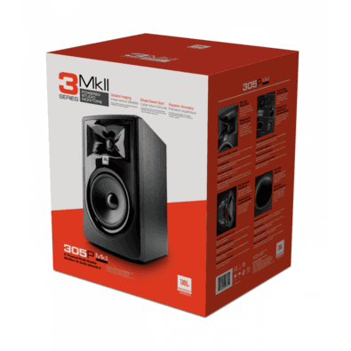 JBL 306P MKII - Monitor de Referência JBL 306P MKII Ativa - Preto