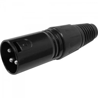 Conector Cannon Macho Pgcn0013 Preto Storm