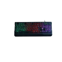 Teclado Brazilpc Gamer Usb Semi Mecanico Gamer, Bpc-k7038, Preto, Iluminacao Rainbow Box
