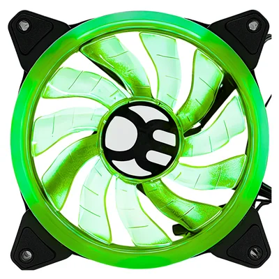 Cooler FAN Bluecase Box,120mm, LED Verde - BFR-05G