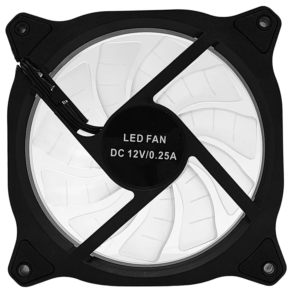 Cooler FAN Bluecase Box,120mm, LED Verde - BFR-05G 7