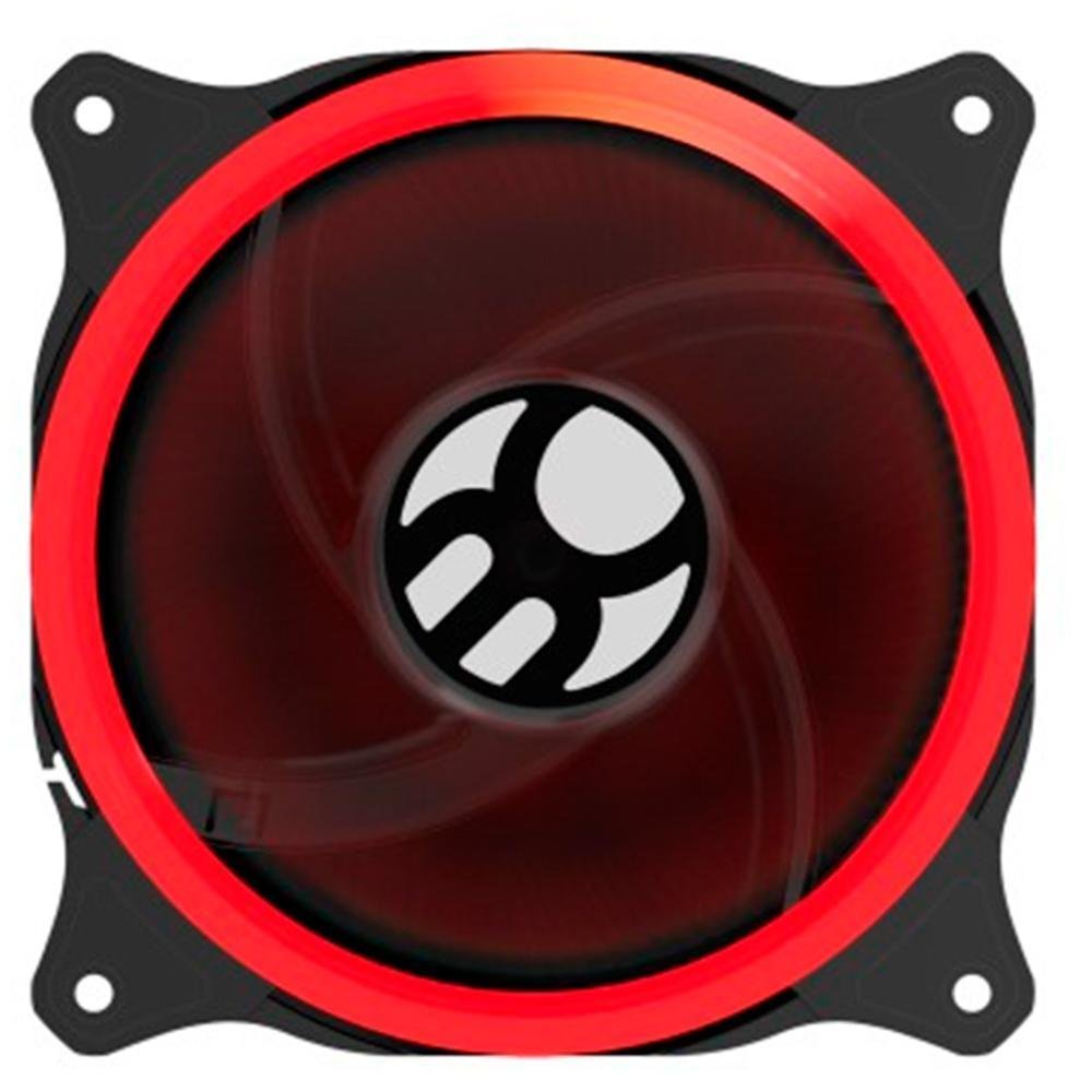 Cooler FAN Bluecase, 120mm, Ring LED Vermelho - BFR-11R 4