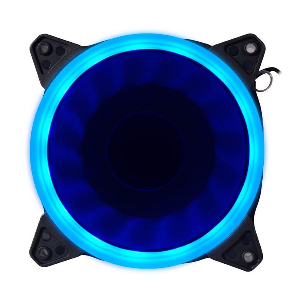 Cooler FAN Bluecase, 120mm, Ring LED Azul - BFR-11B 6