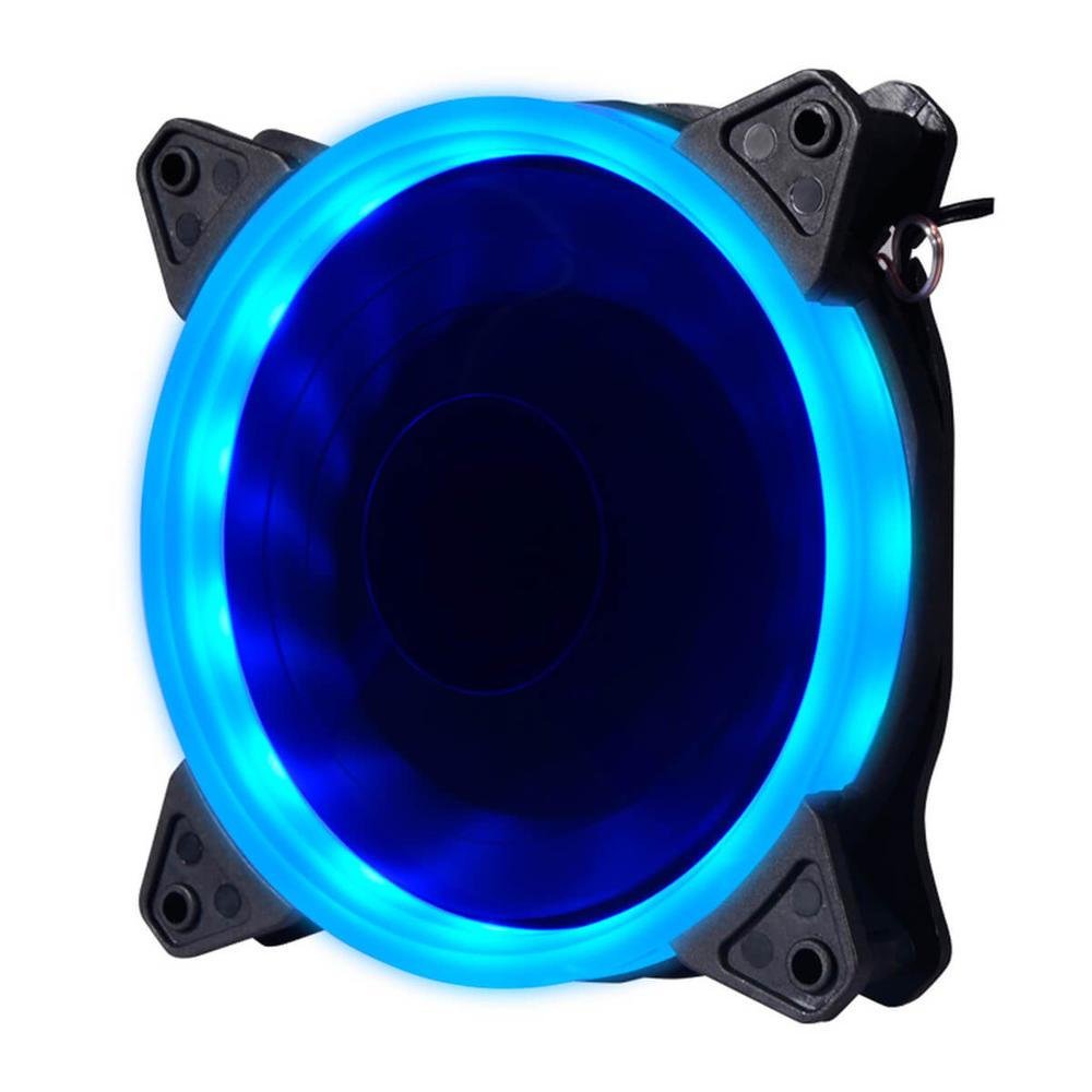 Cooler FAN Bluecase, 120mm, Ring LED Azul - BFR-11B 7