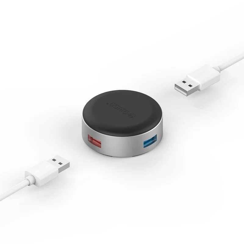 Imagem 4 de 5 do produto Hub De Aluminio - 4 Portas Usb 3.0 Com Função De Apoio - Ans1 - Orico - Prata