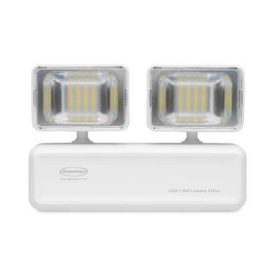 Luminaria De Emergencia Led 400 Lumens 2 Farois Segurimax