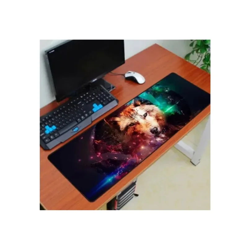 Imagem 3 de 4 do produto Mouse Pad Gamer Exbom Grande Estrela De Lobo 70x35cm Mp-7035c