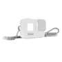 Capa Silicone Gopro Hero 8 + Cordão Ajustável - Sleeve + Lanyard Cor Branco