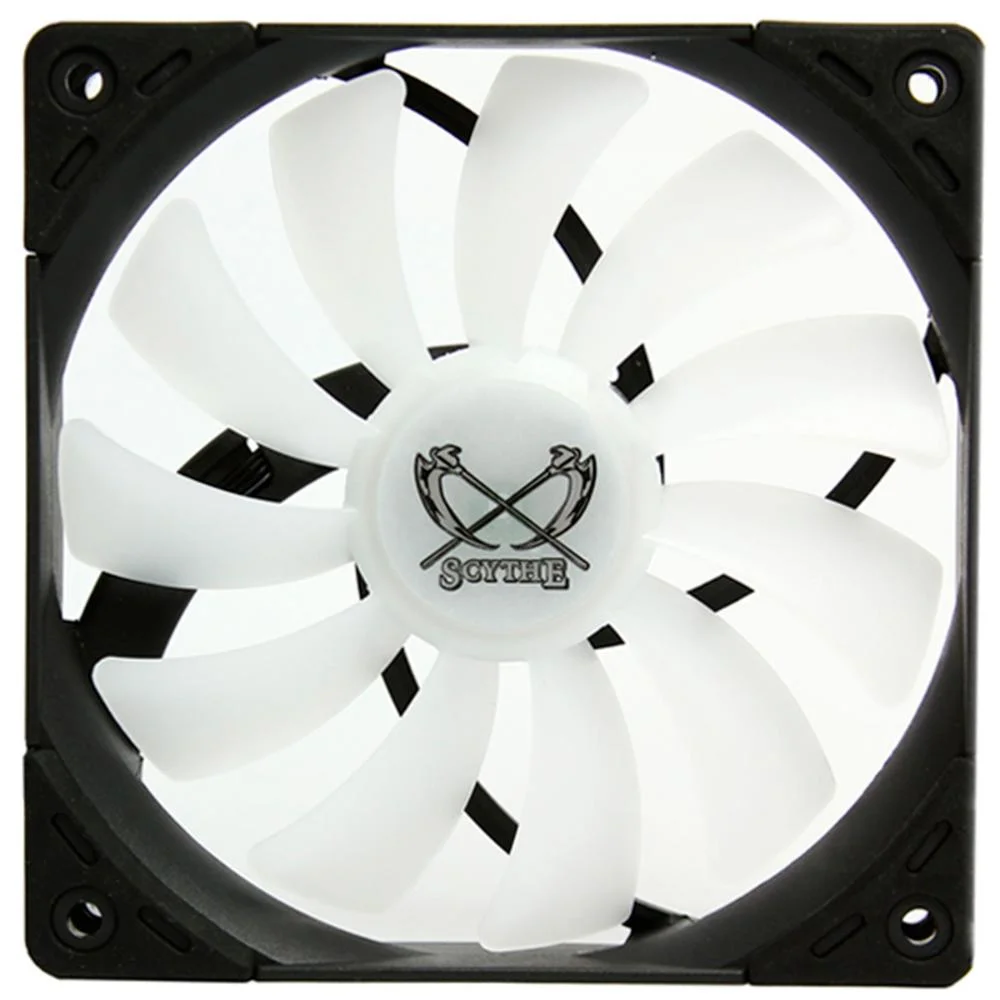 Cooler FAN Scythe Kaze Flex, 120mm, 800 RPM, Sem PWM - SU1225FD12LR-RDP 4