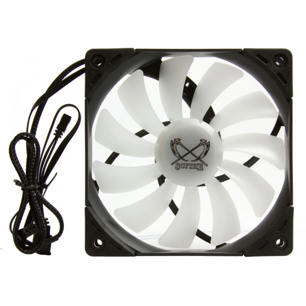 Cooler FAN Scythe Kaze Flex, 120mm, 800 RPM, Sem PWM - SU1225FD12LR-RDP 5