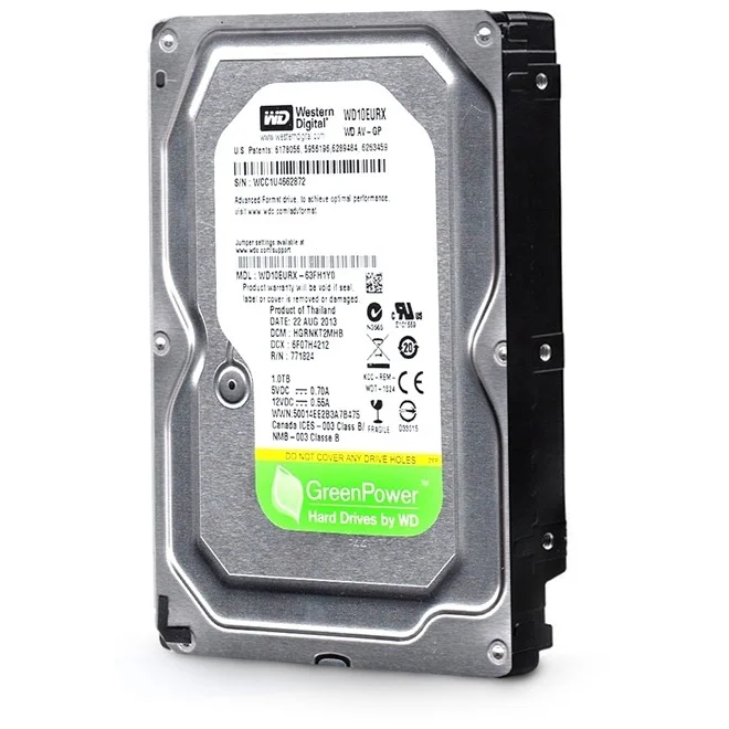 HD Western Digital 1TB 7200RPM Cachê 64MB KaBuM
