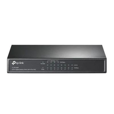 Switch 8 Portas Tp-link Tl-sg1008p 4 Portas Poe  Gigabit 10/100/1000mbps Rack