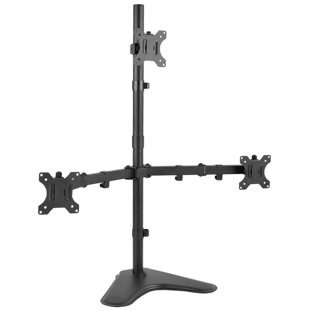 Suporte de Mesa Para 3 Monitores, 15pol Até 32pol, Central Suportes  CTM33N, Ajuste De Altura, E Convergência -  CTM33N