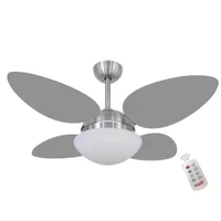 Ventilador Prince Iv Titanio 127v E Controle Remoto