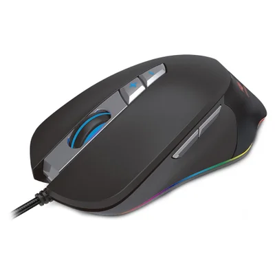 Mouse Gamer C3Tech Bellied, 7000 DPI, 7 Botões, Com LED RGB - MG-700BK