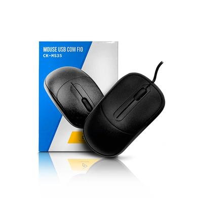 Mouse Usb Optico 1000 Dpi Preto Ms 35bk C3tech Kabum
