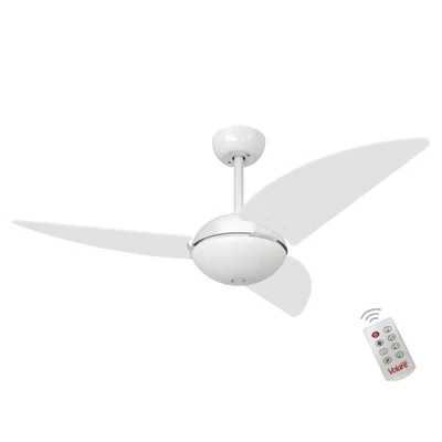 Ventilador De Teto Volare Branco Fosco Office Class Branco e Controle Remoto 60392 - 127V