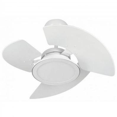 Ventilador Aventador LED Branco 220V 3 Pás Brancas