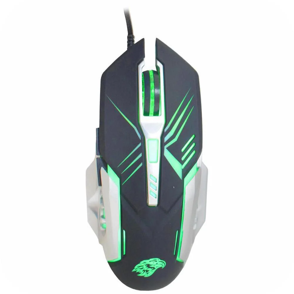 Imagem 3 de 5 do produto Mouse Gamer K-Mex Motobot, 2400 DPI, Com LED RGB, 6 Botões - MO-T436